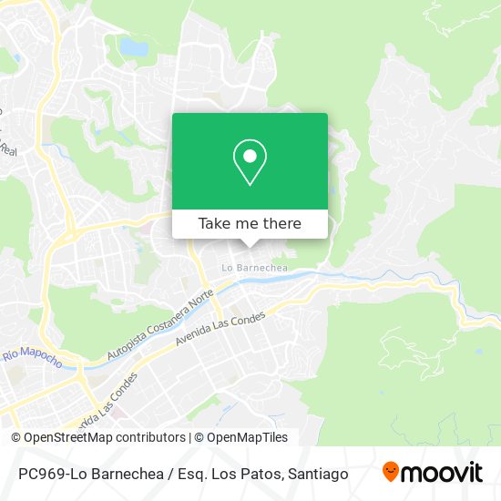 PC969-Lo Barnechea / Esq. Los Patos map