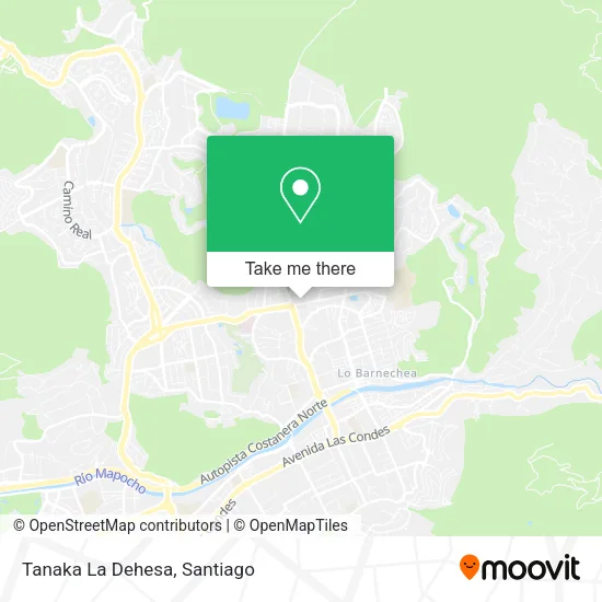 Tanaka La Dehesa map