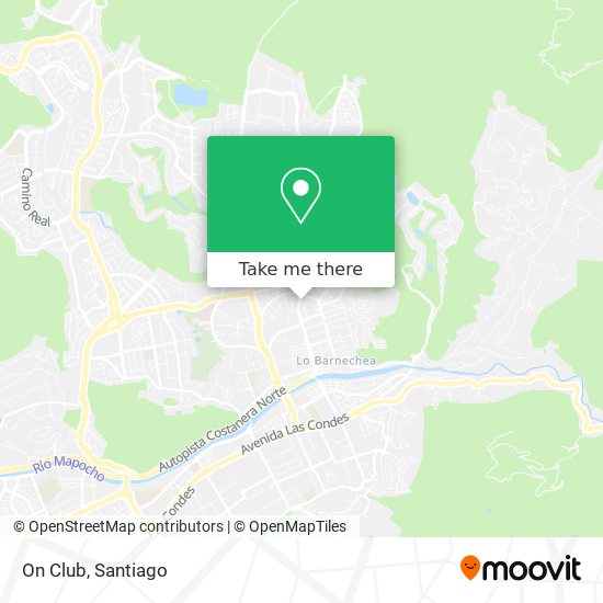 On Club map