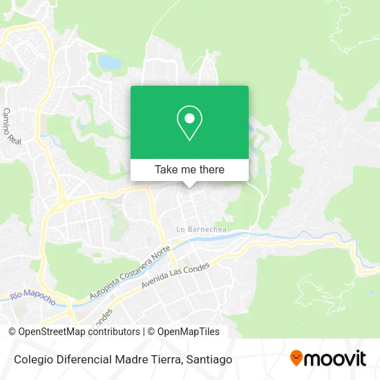Colegio Diferencial Madre Tierra map