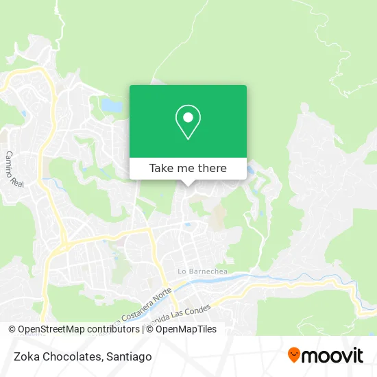 Zoka Chocolates map