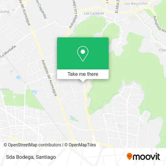 Sda Bodega map