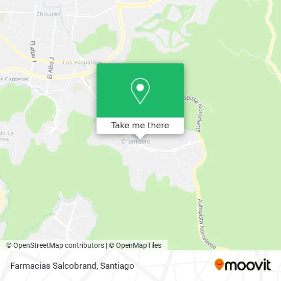 Farmacias Salcobrand map