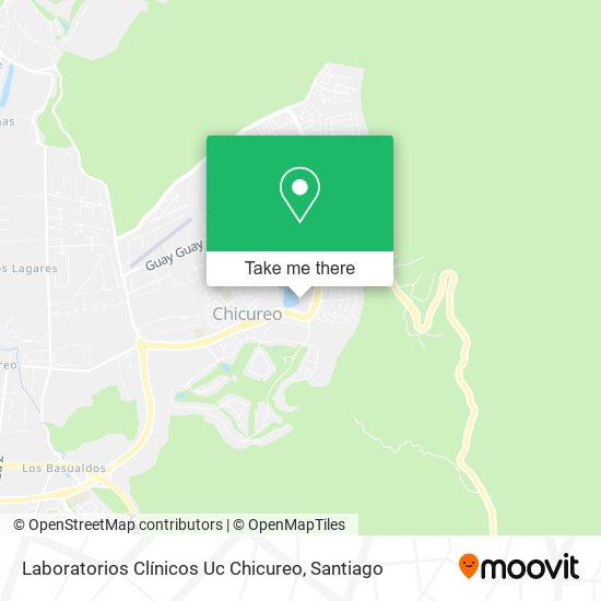 Mapa de Laboratorios Clínicos Uc Chicureo