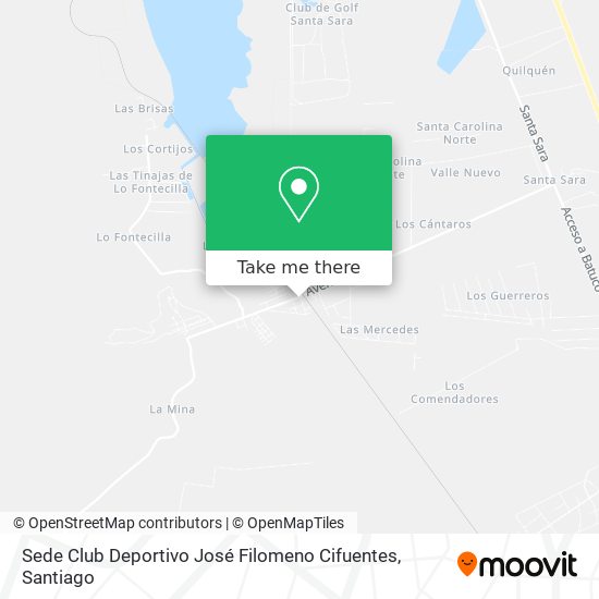 Mapa de Sede Club Deportivo José Filomeno Cifuentes