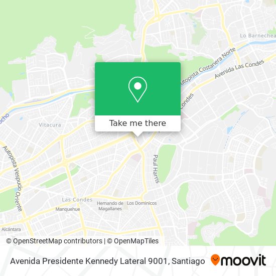 Avenida Presidente Kennedy Lateral 9001 map