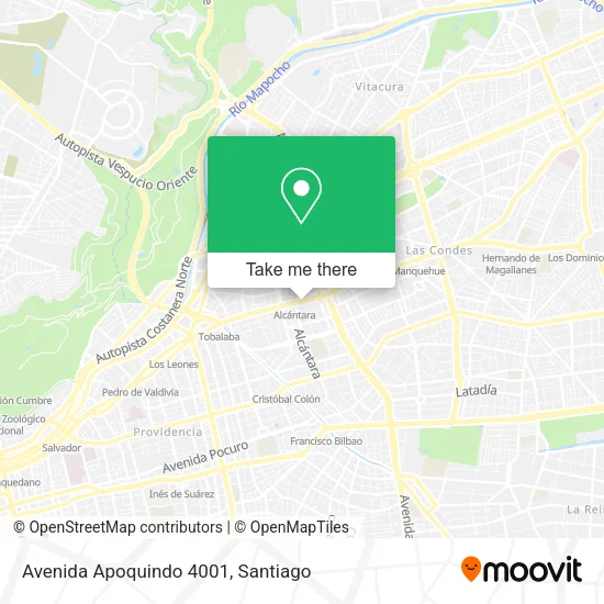 Avenida Apoquindo 4001 map