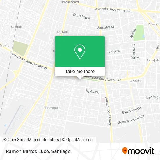 Ramón Barros Luco map