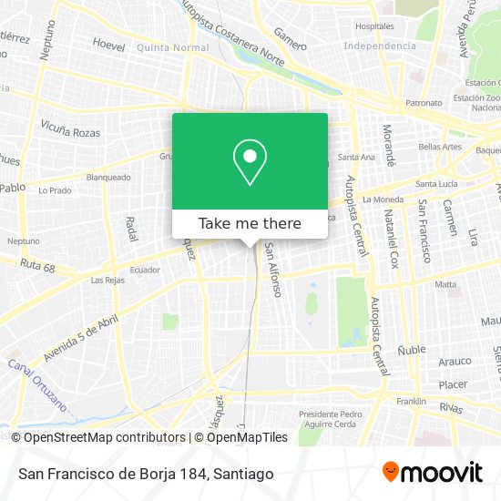 San Francisco de Borja 184 map