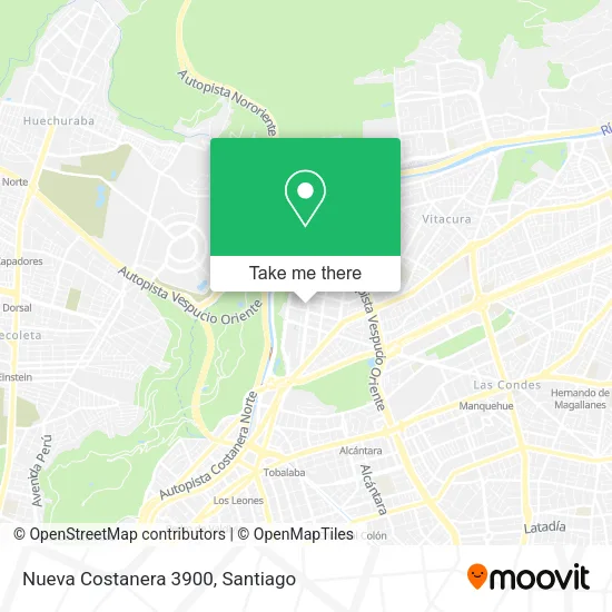 Mapa de Nueva Costanera 3900