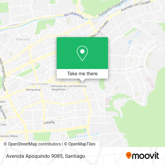 Avenida Apoquindo 9085 map