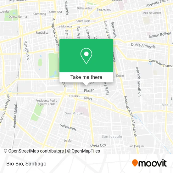 Mapa de Bío Bío
