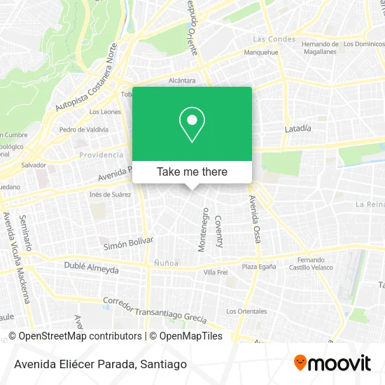 Avenida Eliécer Parada map