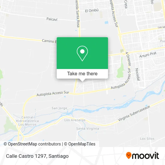 Calle Castro 1297 map