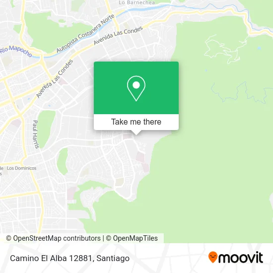 Camino El Alba 12881 map