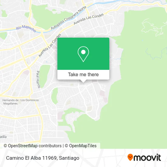 Camino El Alba 11969 map