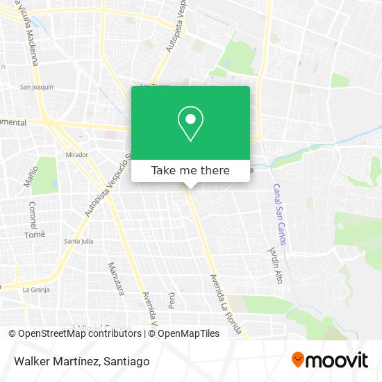 Mapa de Walker Martínez
