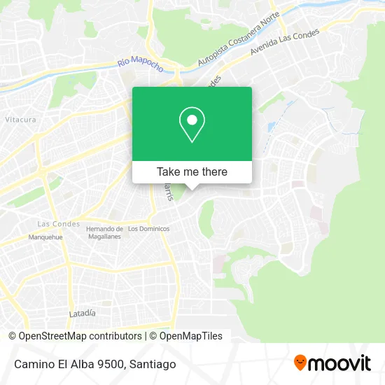 Mapa de Camino El Alba 9500