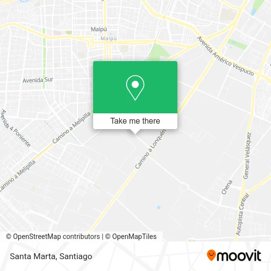 Santa Marta map