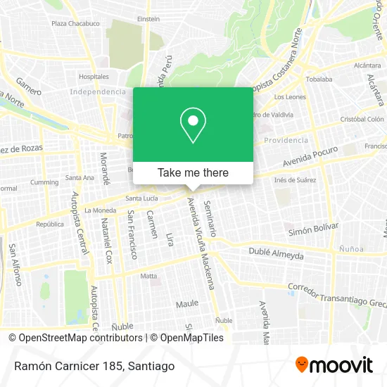 Ramón Carnicer 185 map