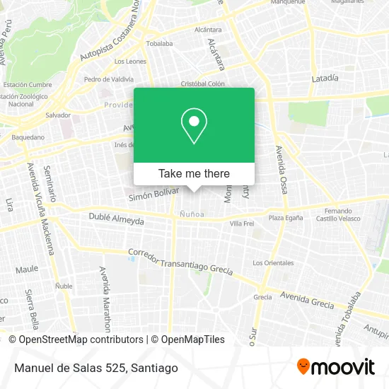 Manuel de Salas 525 map
