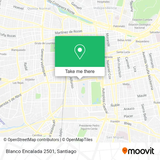 Blanco Encalada 2501 map
