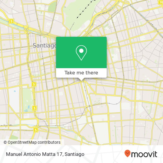 Manuel Antonio Matta 17 map