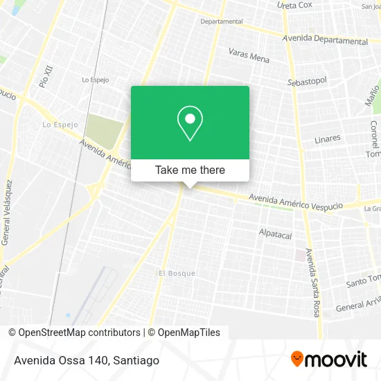 Avenida Ossa 140 map