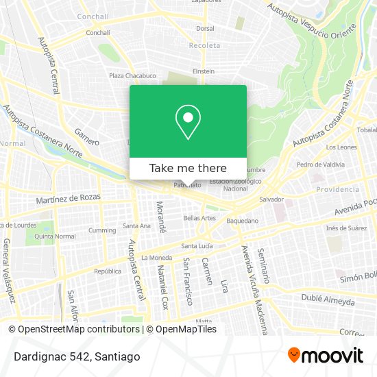 Mapa de Dardignac 542