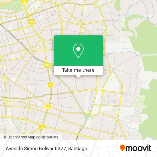 Avenida Simón Bolívar 6327 map