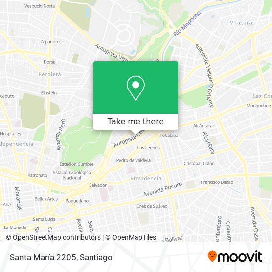 Santa María 2205 map