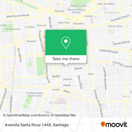 Avenida Santa Rosa 1448 map