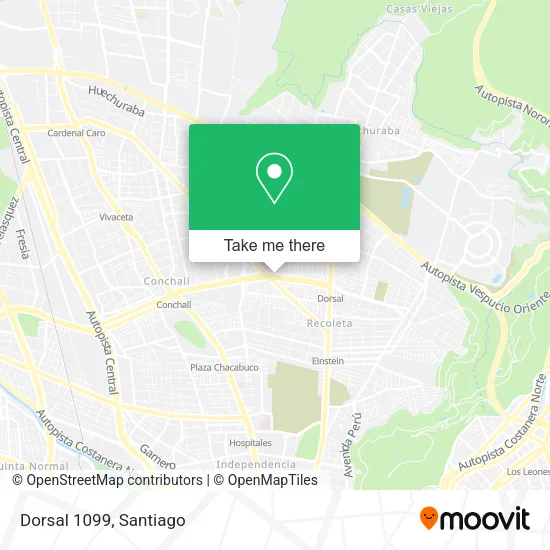 Dorsal 1099 map