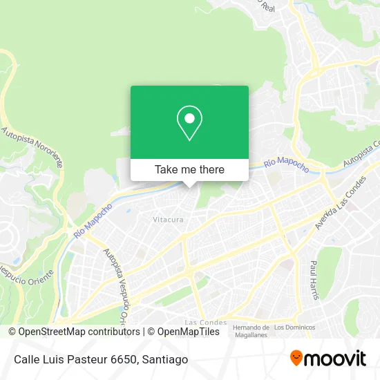 Mapa de Calle Luis Pasteur 6650
