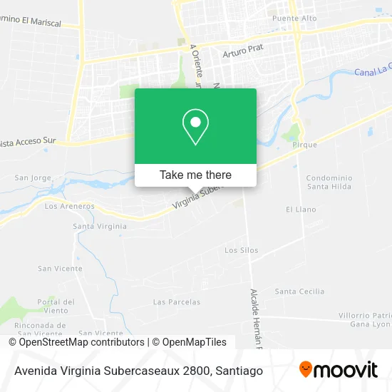 Avenida Virginia Subercaseaux 2800 map