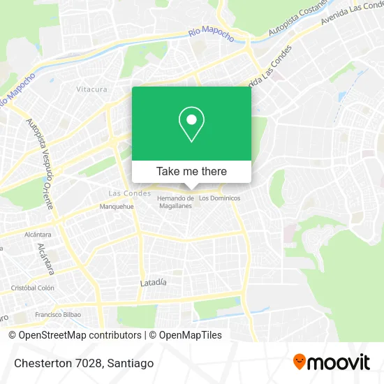 Chesterton 7028 map