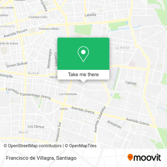 Francisco de Villagra map