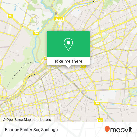 Enrique Foster Sur map