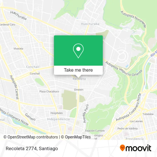 Recoleta 2774 map