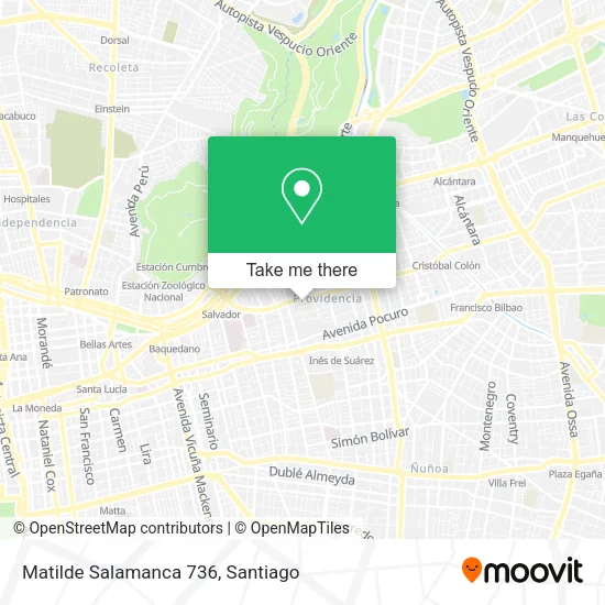 Matilde Salamanca 736 map