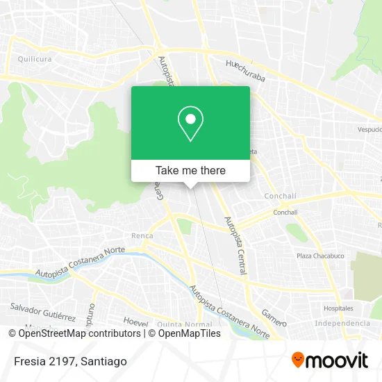 Fresia 2197 map