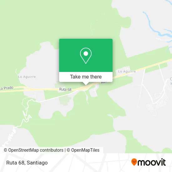 Ruta 68 map