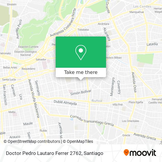 Doctor Pedro Lautaro Ferrer 2762 map