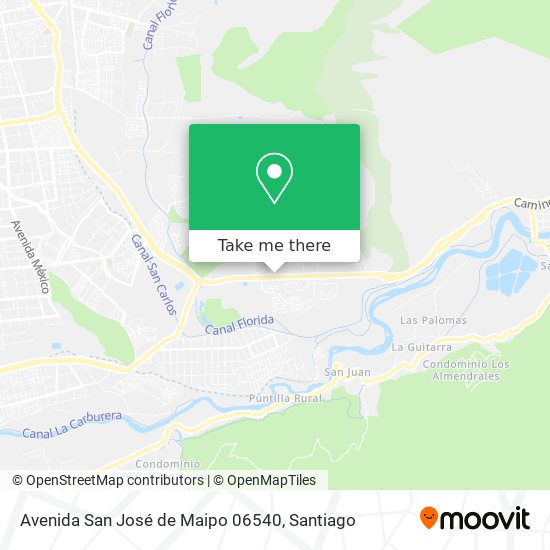 Avenida San José de Maipo 06540 map