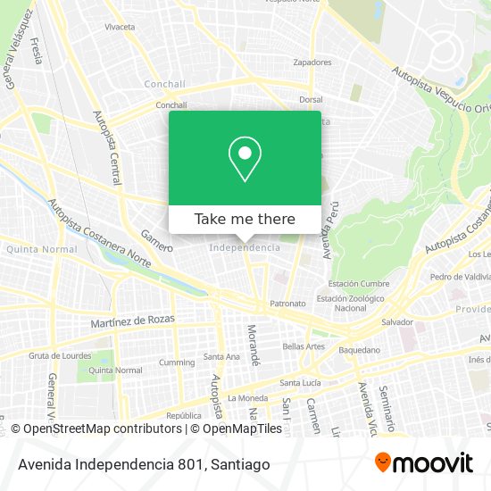 Avenida Independencia 801 map