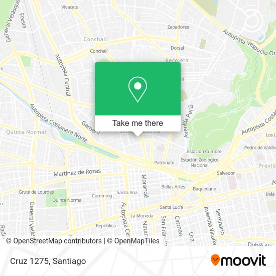 Cruz 1275 map