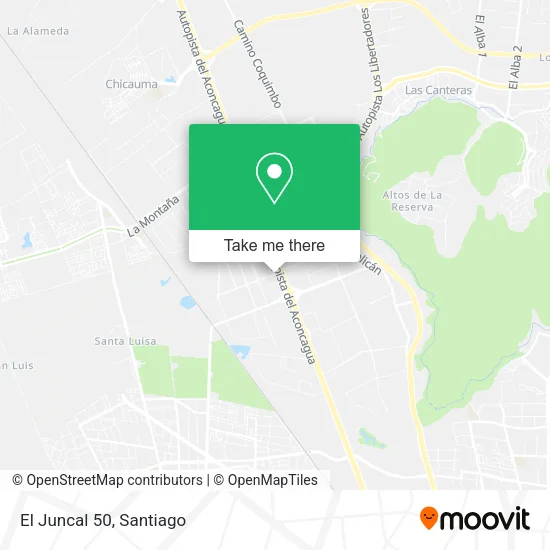 El Juncal 50 map