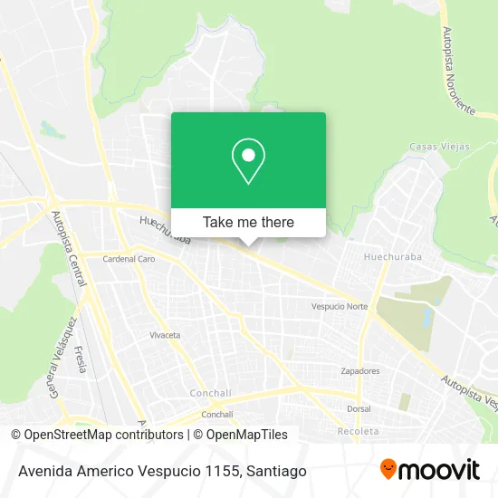 Avenida Americo Vespucio 1155 map