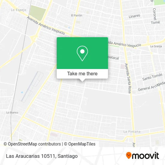 Las Araucarias 10511 map