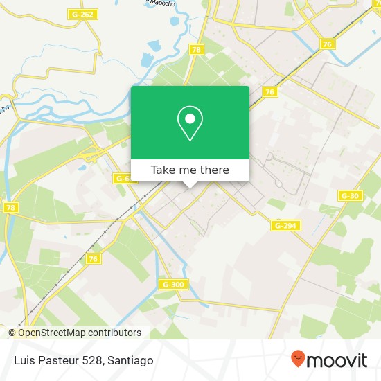 Luis Pasteur 528 map